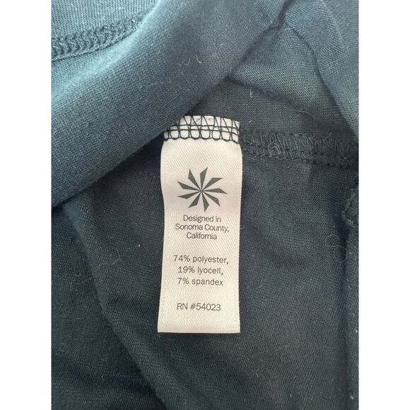 Athleta Tank Top Soft Racerback Open-Back Design Green Draped Size Small - Picture 5 of 8